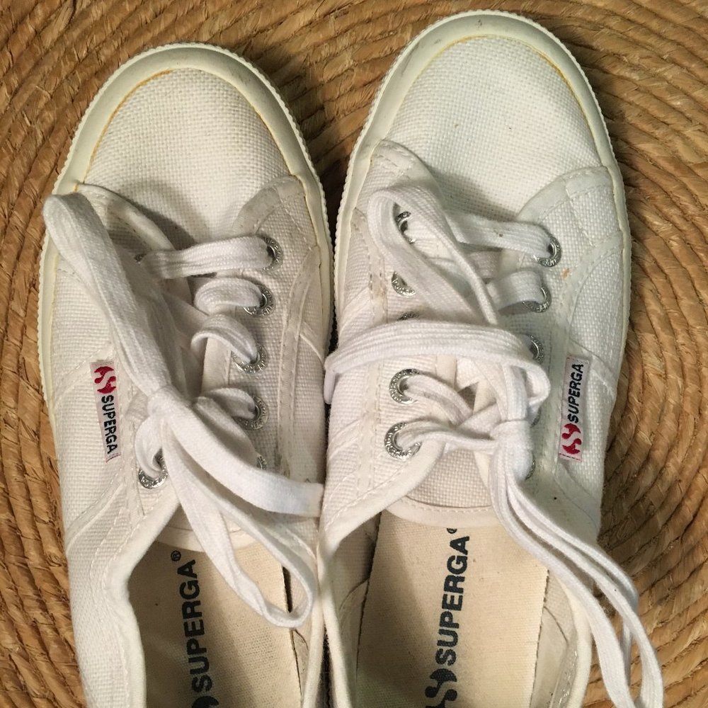White Cotu Classic Superga Sneakers